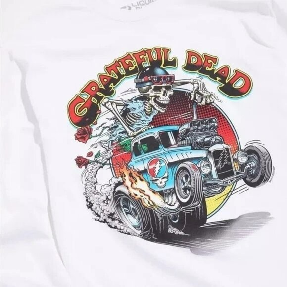 NEW URBAN OUTFITTERS SHIRT SMALL GRATEFUL DEAD STEAL YOUR HOT ROD MOTORHEAD TEE - Picture 2 of 7